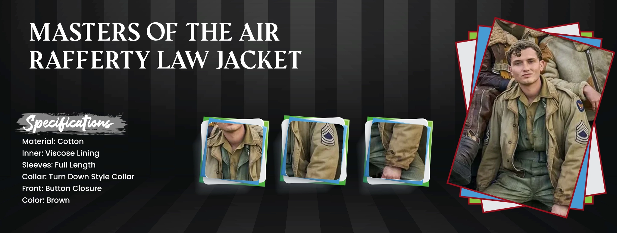 Masters of the Air Rafferty Law Jacket