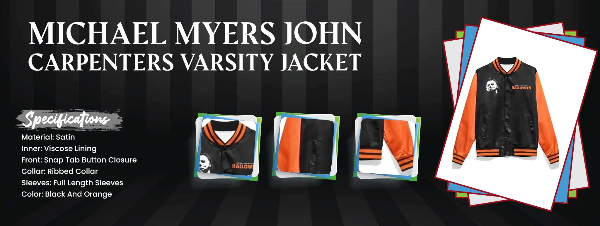 Michael Myers John Carpenters Varsity Jacket