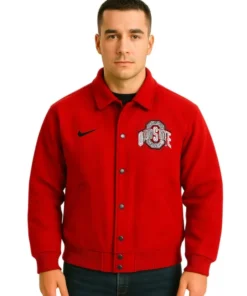 Ohio State Buckeyes Nike Letterman Jacket