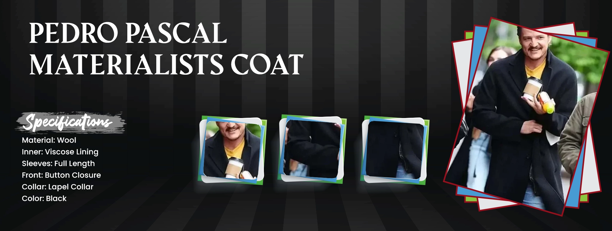 Pedro Pascal Materialists Coat