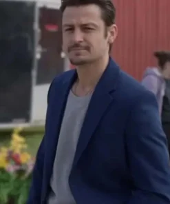 Shifting Gears Tyler Hynes Blue Blazer