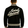 Signature Black Varsity Jacket (Back)