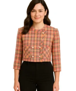 Thank You, Next Zeynep Tugce Bayat Plaid Jacket