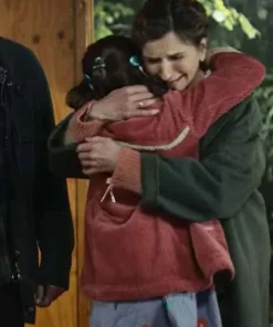 The Signal 2024 Charlie Red Shearling Jacket