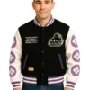 Vandy The Pink Varsity Jacket