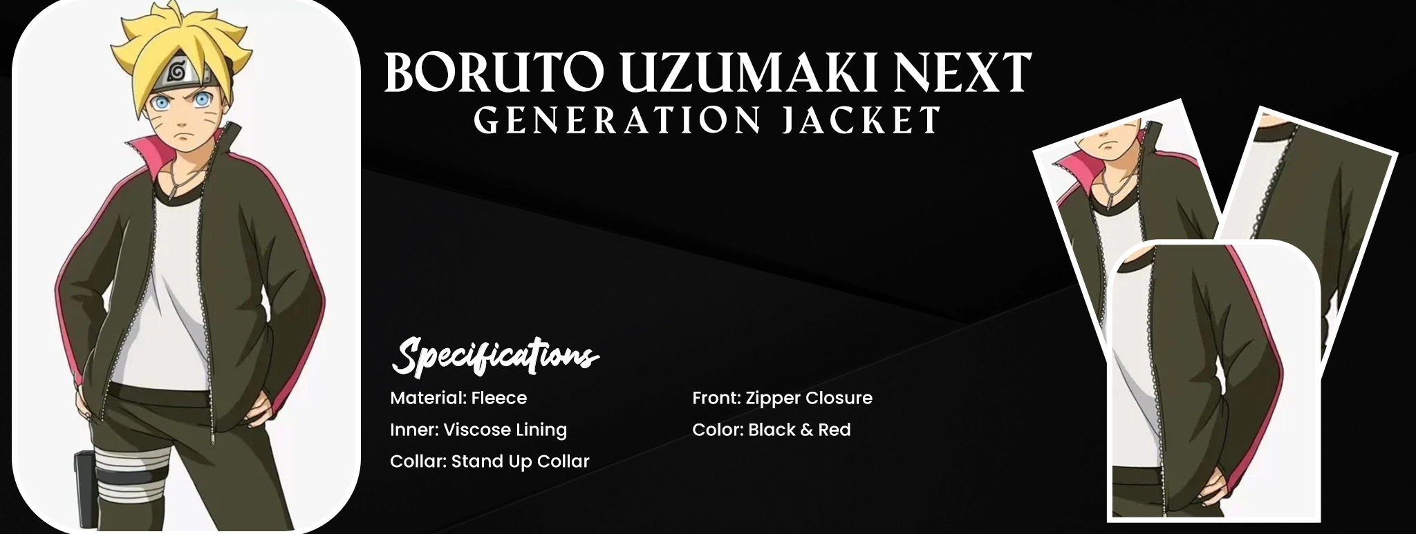 Boruto Uzumaki Next Generation Jacket