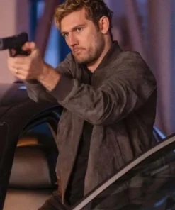 Chief of Station Alex Pettyfer Bomber Jacket