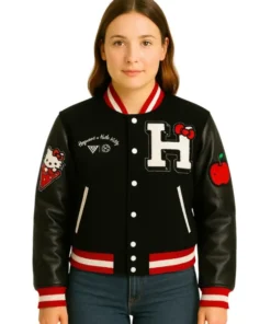 Hello Kitty Apples H Varsity Jacket