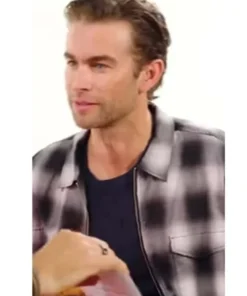 Press Junket Chace Crawford Jacket