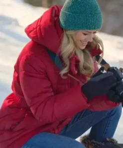 Rebecca Dalton Red Puffer Jacket