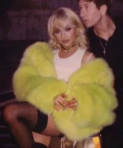 Sabrina Carpenter Fur Coat