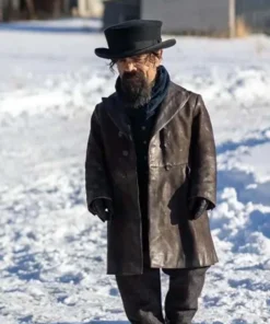 The Thicket Peter Dinklage Leather Coat