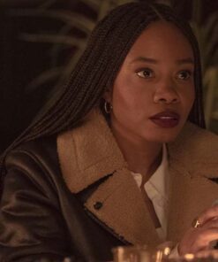 Weruche Opia Leather Shearling Jacket