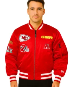 Chiefs Red Bomber MA-1 Jacket