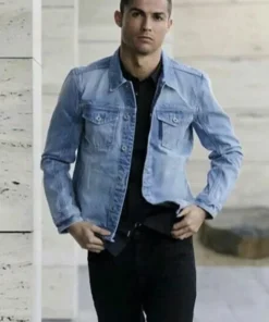 Cristiano Ronaldo Blue Jacket