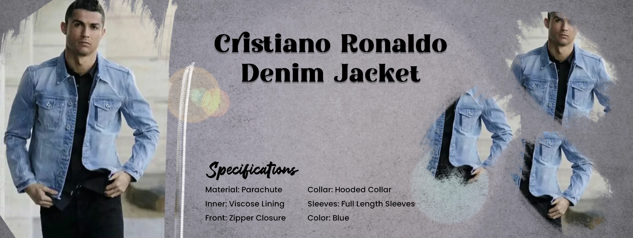 Cristiano Ronaldo Denim Jacket