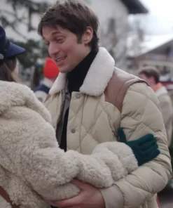 Emily in Paris Gabriel Shearling Puffer Jacket