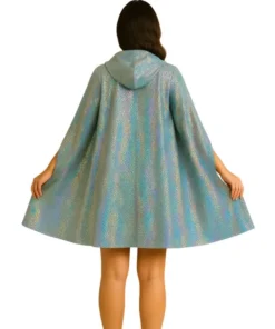 Holographic Sequin Cape(Back)