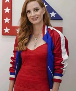 Paris Olympics Jessica Chastain Jacket