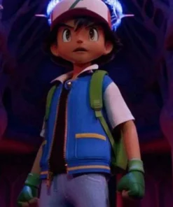 Pokemon Game Ash Ketchum Leather Jacket