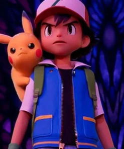 Pokemon Satoshi Leather Jacket