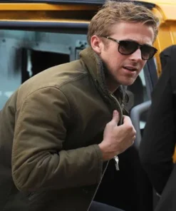 Ryan Gosling Shearling Collar Jacket