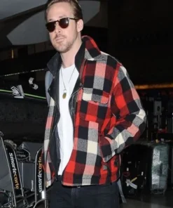Ryan Gosling Wool Plaid Jacket