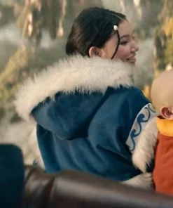 Avatar The Last Airbender 2024 Katara Vegan Fur Coat