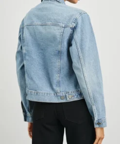 Mulholland Trucker Jacket In Original Blue