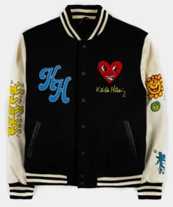 SP x Keith Haring Varsity Jacket