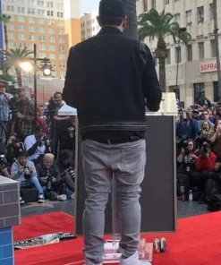 Walk Of Fame American Rapper Black Jacket