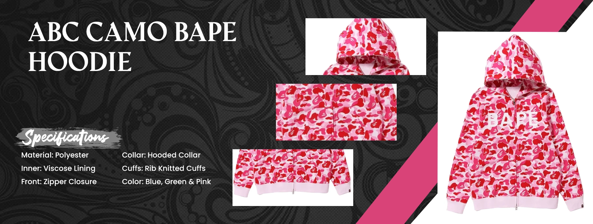 ABC Camo Bape Hoodie