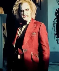 Beetlejuice Beetlejuice Michael Keaton Red Suit