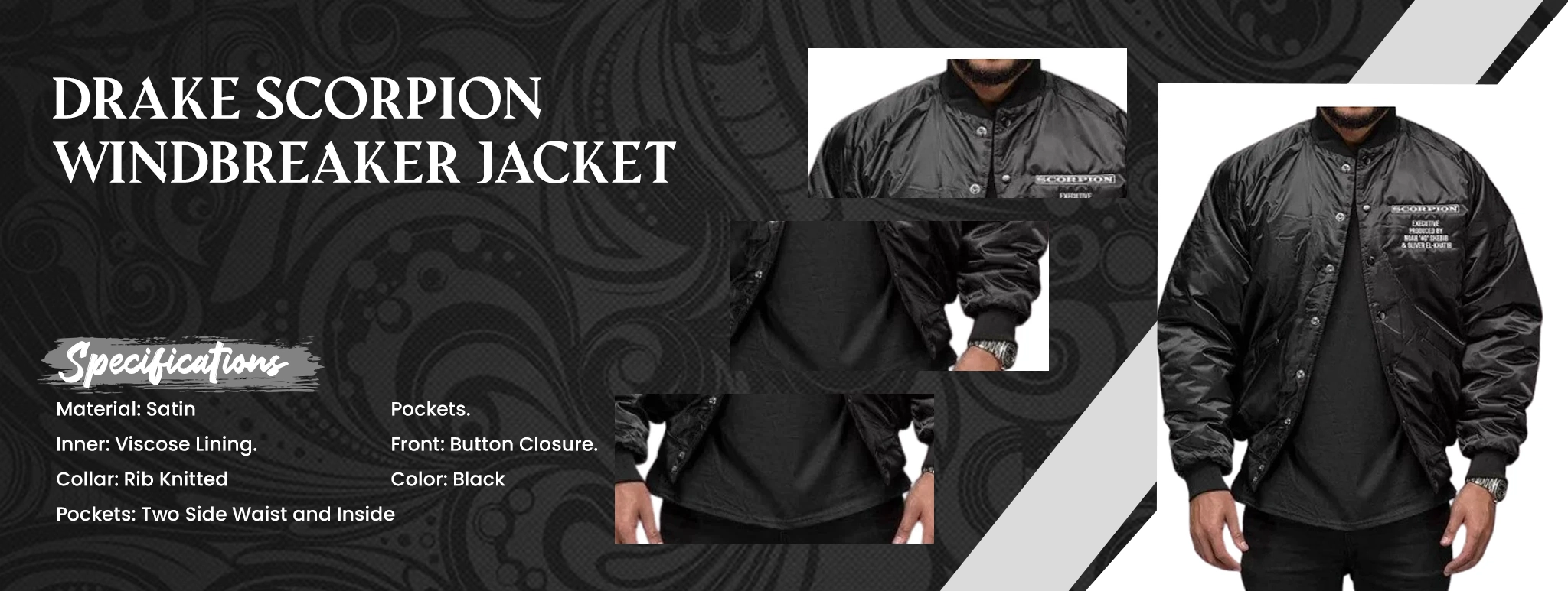 Drake SCORPION Windbreaker Jacket