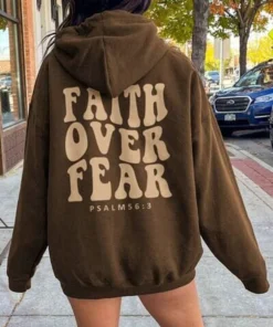 Faith Over Fear Hoodie Amazon