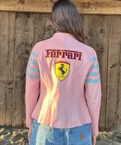 Ferrari Racing Leather Jacket