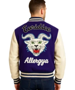 Gucci Purple Varsity Jacket (Back)