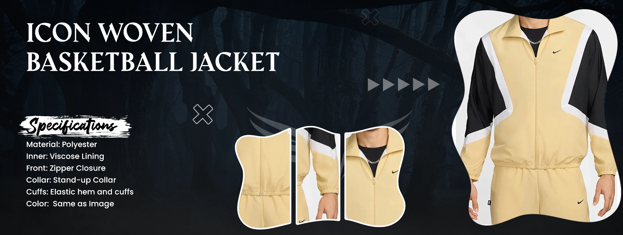 Icon Woven Basketball Jacket