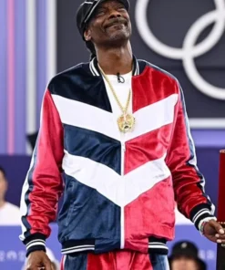 Paris Olympics Snoop Dogg Red Tracksuit