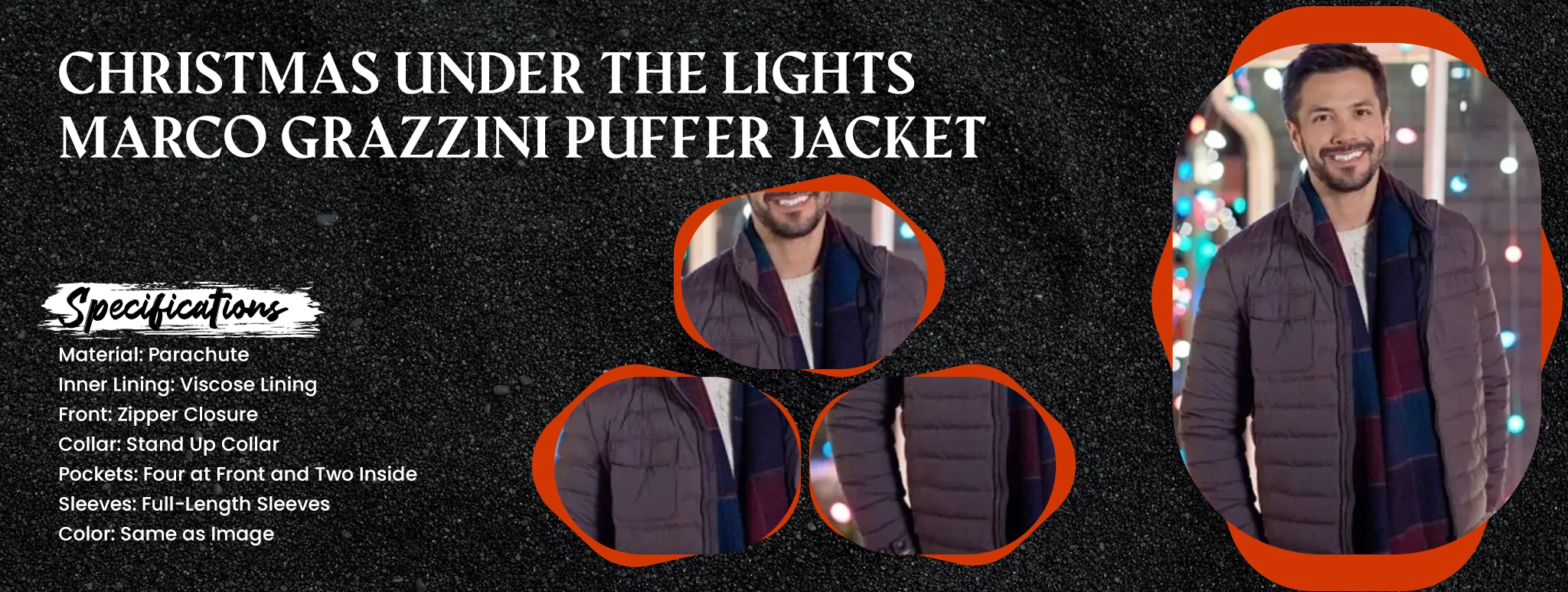 Christmas Under the Lights Marco Grazzini Puffer Jacket