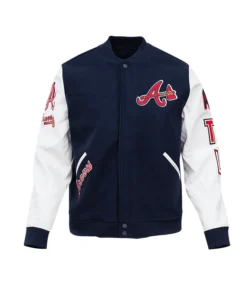 MLB Atlanta Braves Wool Varsity Jacket