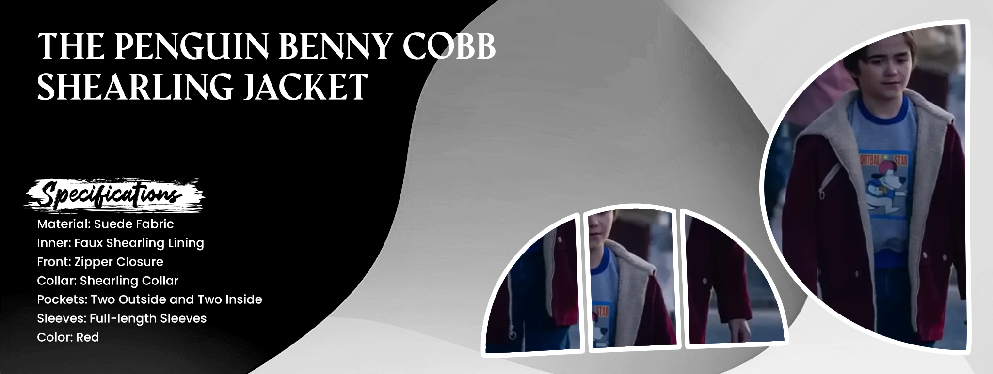 The Penguin Benny Cobb Shearling Jacket