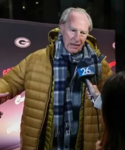 Movie Green and Gold Craig T. Nelson Yellow Puffer Jacket - Green and Gold 2025