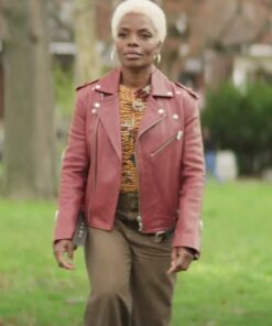 The Madness 2024 Elena Powell Leather Jacket.