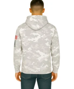 Steelers Salute to Service Arctic Camo Hoodie (Back)