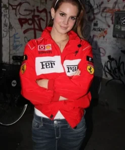lana del rey ferrari jacket