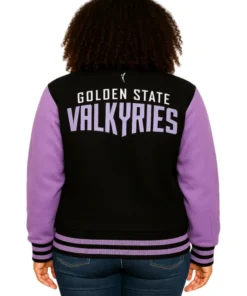 Golden State Valkyries Varsity Jacket (Back)