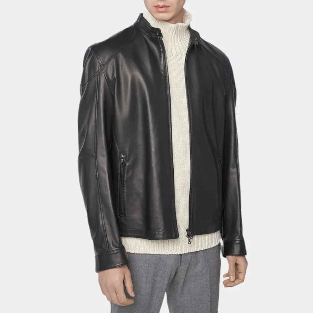 Ethan Hunt Final Reckoning black leather jacket