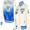 2025 NBA All-Star Game Pro Standard Women's Satin Jacket - Cream