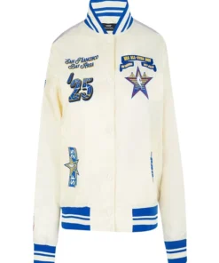 2025 NBA All-Star Game Pro Standard Women's Satin Jacket - Cream